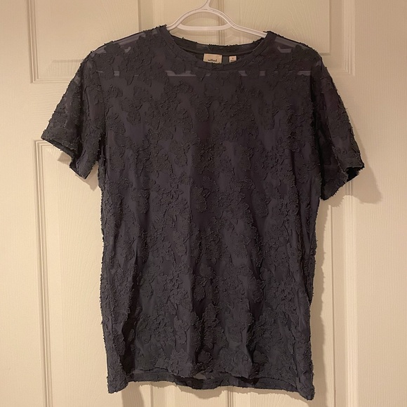 ARITZIA - Wilfred Tarascon Floral T-Shirt - Blue - Picture 1 of 3